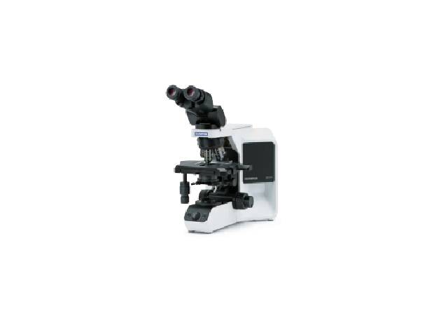 オリンパスのシステム生物顕微鏡BX43。無限遠補正UIS2光学系とPLCNシリーズ対物レンズを搭載し、高演色白色LED光源で自然な色合いを提供。エルゴノミクスデザインと高剛性フレームにより、長時間の使用でも快適に操作可能。多彩な観察方法に対応。