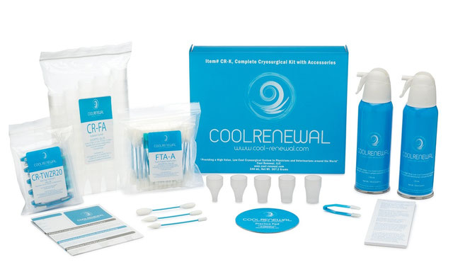 キムラメドの動物用凍結治療法クールリニューアル。-70°Cまで冷却する非液体窒素ベースの冷媒ガス使用。ポータブルで使いやすく、17種類の皮膚病変に対応。痛みの少ない経済的な凍結手術システム。